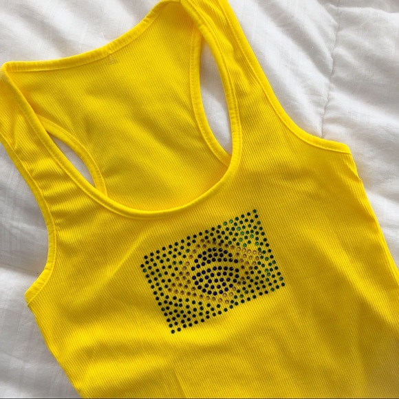 Boutique Tops - 🇧🇷 Brazil Racer Back Tank Top